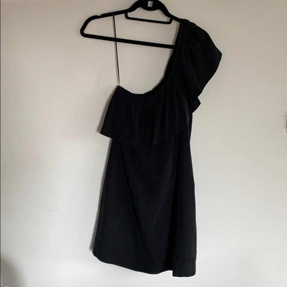 Madewell One-Shoulder Ruffle Dress